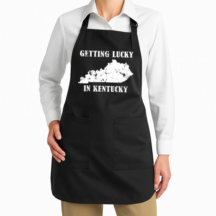 Getting Lucky In Kentucky Distressed Kentucky Apron