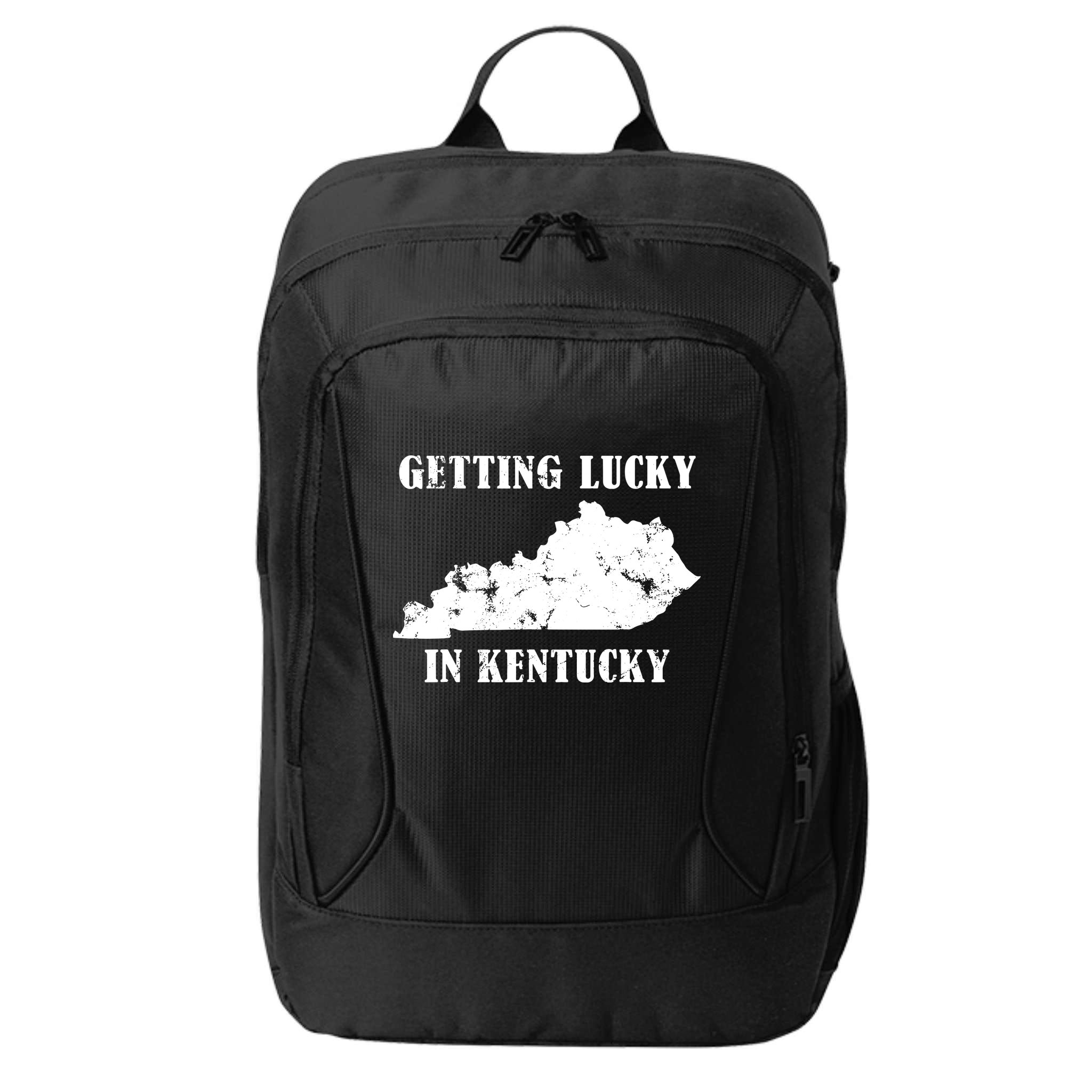 Getting Lucky In Kentucky Distressed Kentucky City Backpack