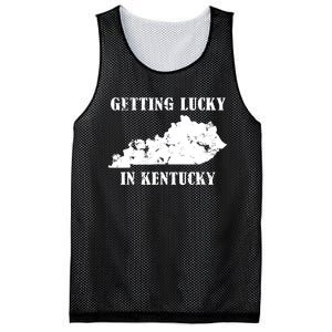 Getting Lucky In Kentucky Distressed Kentucky Mesh Reversible Basketball Jersey Tank