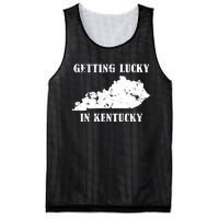 Getting Lucky In Kentucky Distressed Kentucky Mesh Reversible Basketball Jersey Tank