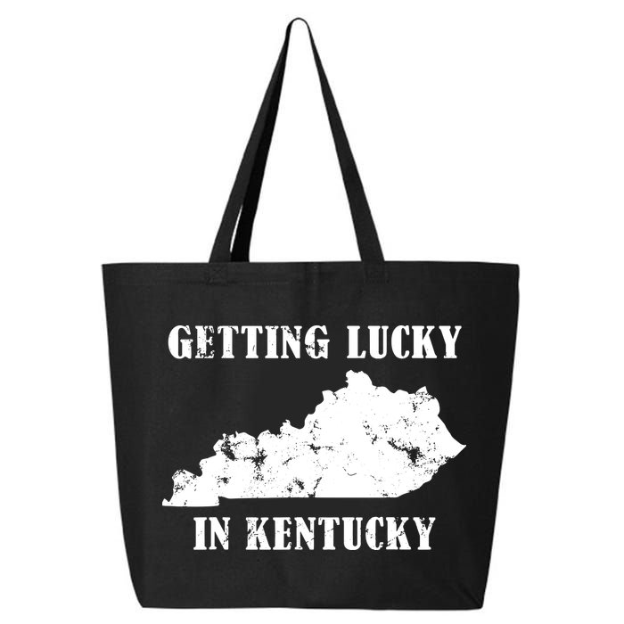 Getting Lucky In Kentucky Distressed Kentucky 25L Jumbo Tote