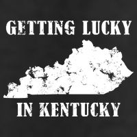 Getting Lucky In Kentucky Distressed Kentucky 25L Jumbo Tote