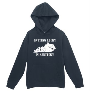 Getting Lucky In Kentucky Distressed Kentucky Urban Pullover Hoodie