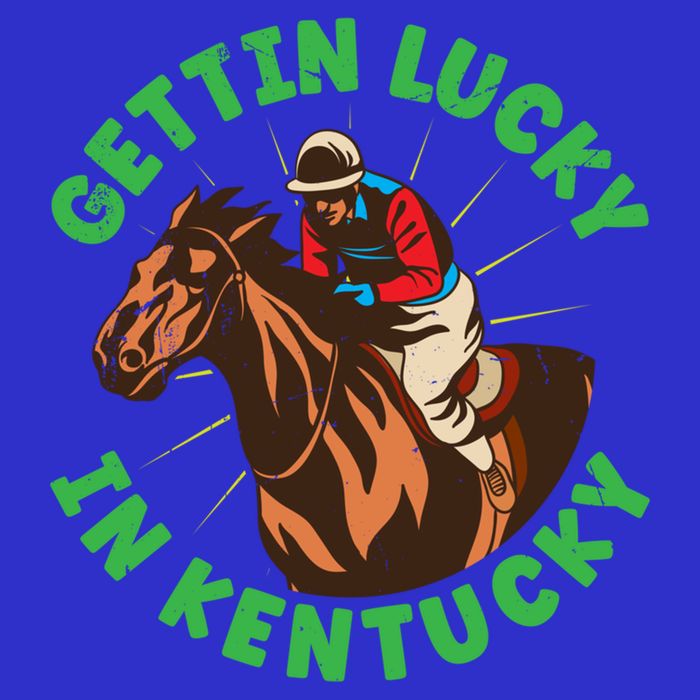 Getting Lucky In Kentucky Horse Racing Vintage Derby Gift Bag