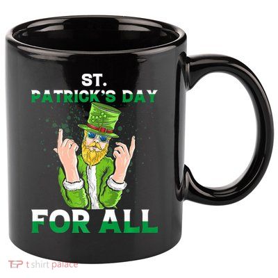 Gangster Leprechaun Ireland Irish Proud St.patrick Day 11oz C Handle Ceramic Mug