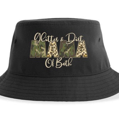 Glitter And Dirt Mama Of Both Mother's Day Sustainable Bucket Hat