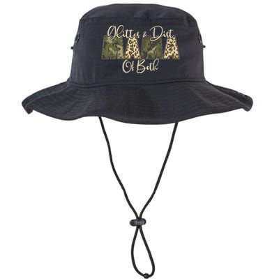 Glitter And Dirt Mama Of Both Mother's Day Legacy Cool Fit Booney Bucket Hat