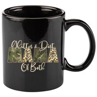 Glitter And Dirt Mama Of Both Mother's Day 11oz C Handle Ceramic Mug