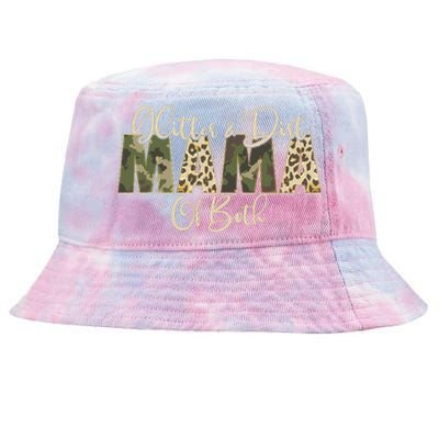 Glitter And Dirt Mama Of Both Mother's Day Tie-Dyed Bucket Hat