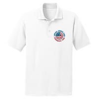 Groovy Loves Jesus And America Too God Christian 4th Of July PosiCharge RacerMesh Polo