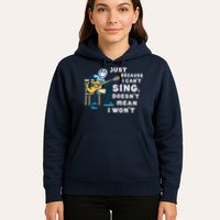 Guitar Lover Just Because I Can't Sing Doesn't Mean I Won't Hoodie