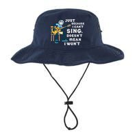 Guitar Lover Just Because I Can't Sing Doesn't Mean I Won't Bucket Hat