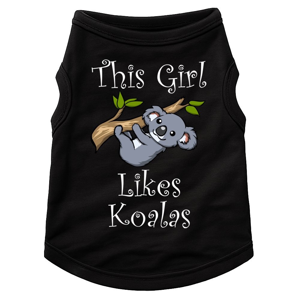 Girl Likes Koalas Cute Nature Wildlife Animal Gift Doggie Tank