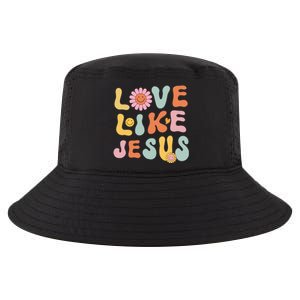 Groovy Love Like Jesus Religious God Women Christian Cool Comfort Performance Bucket Hat