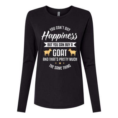 Goat Lover Livestock Farmer Breeder Womens Cotton Relaxed Long Sleeve T-Shirt