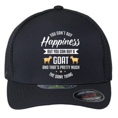 Goat Lover Livestock Farmer Breeder Flexfit Unipanel Trucker Cap