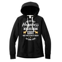 Goat Lover Livestock Farmer Breeder Women's Fleece Hoodie