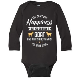 Goat Lover Livestock Farmer Breeder Baby Long Sleeve Bodysuit