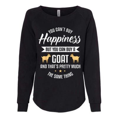 Goat Lover Livestock Farmer Breeder Womens California Wash Sweatshirt