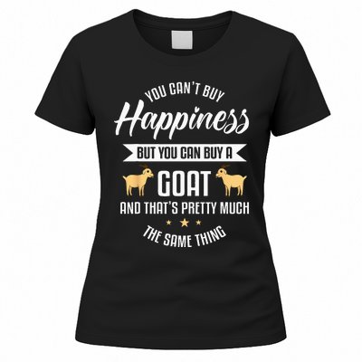 Goat Lover Livestock Farmer Breeder Women's T-Shirt