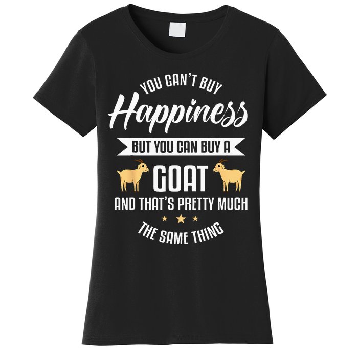 Goat Lover Livestock Farmer Breeder Women's T-Shirt