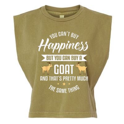 Goat Lover Livestock Farmer Breeder Garment-Dyed Women's Muscle Tee