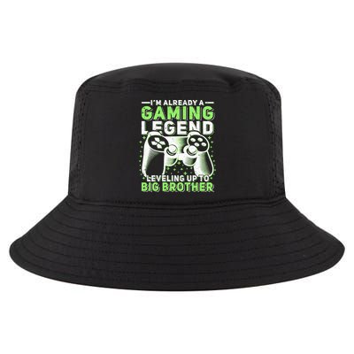 Gaming Legend Leveling Up To Big Brother Gamers Big Bro Gift Cool Comfort Performance Bucket Hat