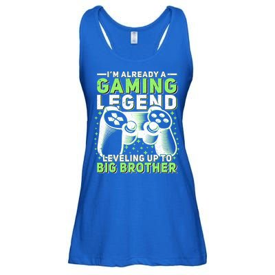 Gaming Legend Leveling Up To Big Brother Gamers Big Bro Gift Ladies Essential Flowy Tank