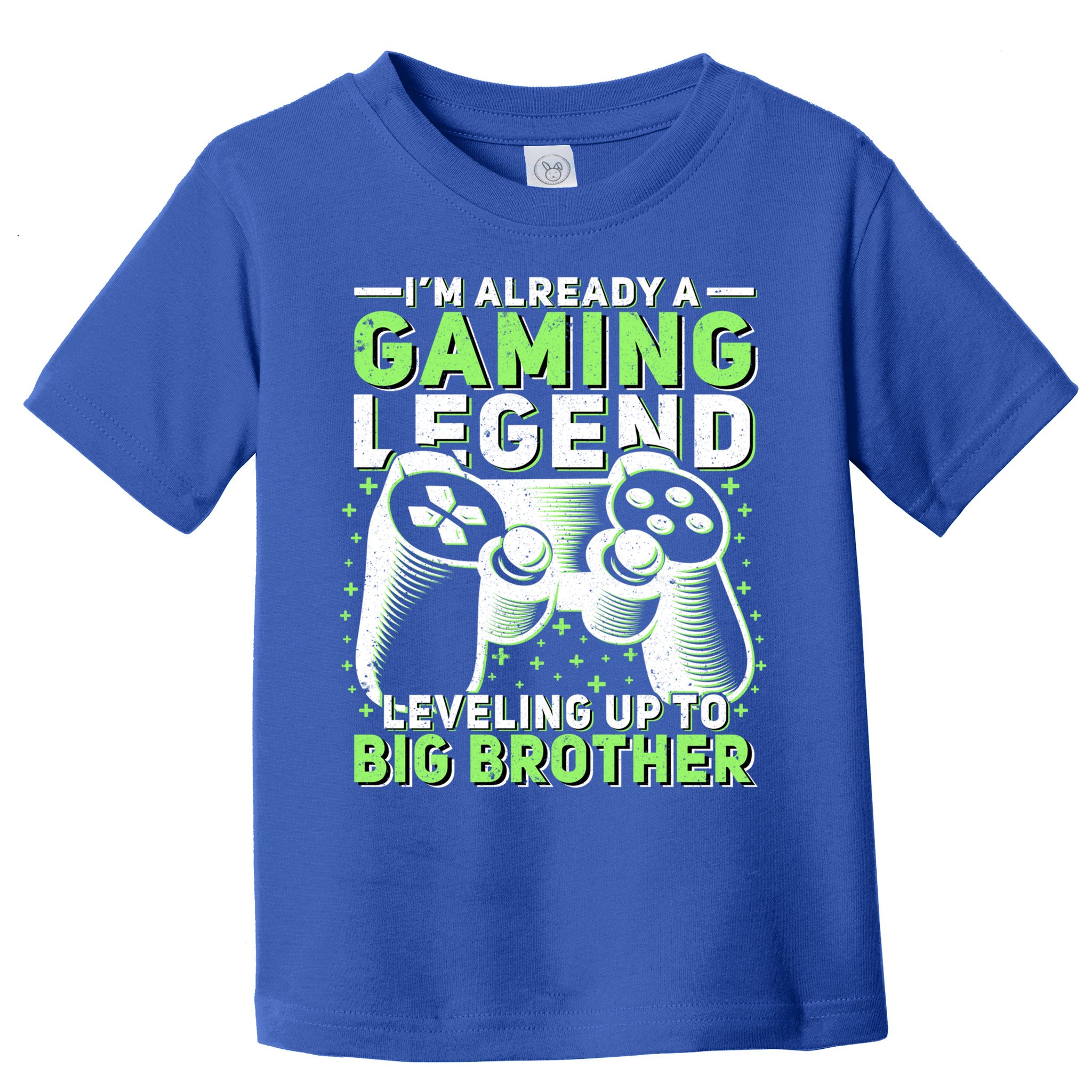 Gaming Legend Leveling Up To Big Brother Gamers Big Bro Gift Toddler T-Shirt
