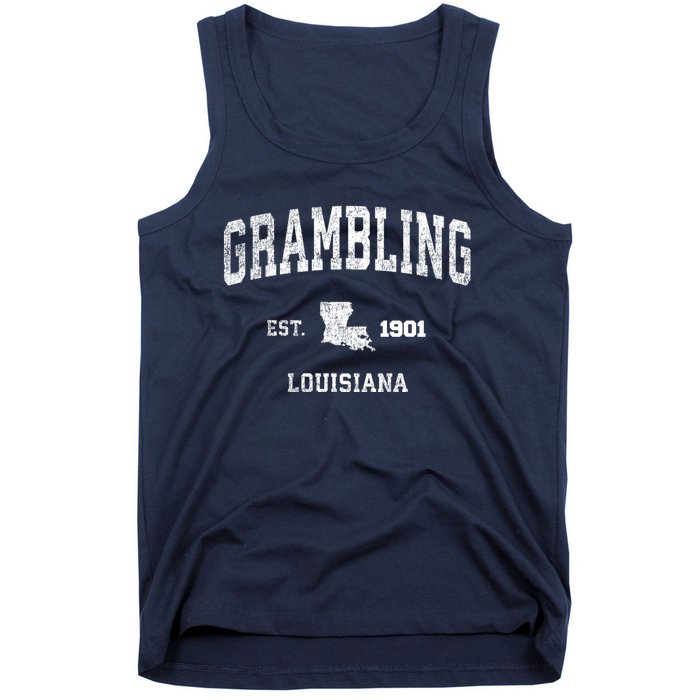 Grambling Louisiana La Vintage Sports Tank Top