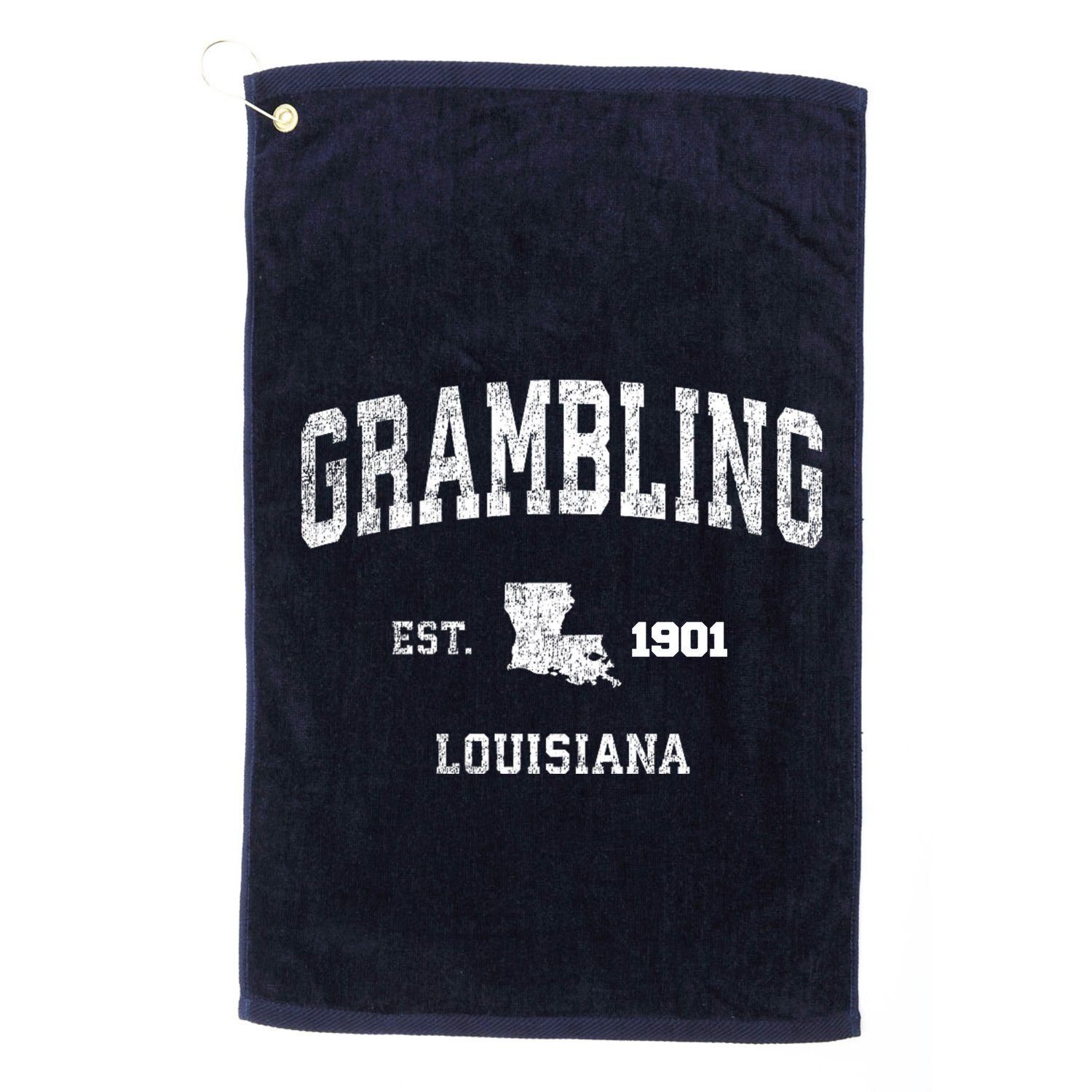 Grambling Louisiana La Vintage Sports Golf Towel