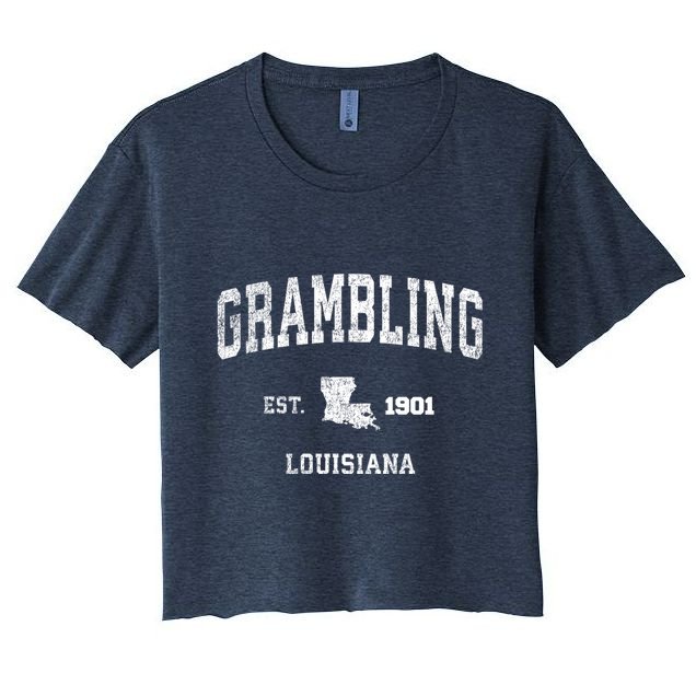 Grambling Louisiana La Vintage Sports Crop Top