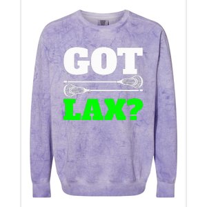 Got Lax Lacrosse Colorblast Crewneck Sweatshirt