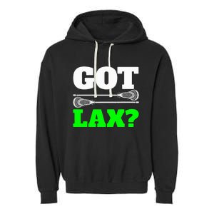 Got Lax Lacrosse Garment-Dyed Fleece Hoodie