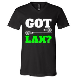 Got Lax Lacrosse V-Neck T-Shirt