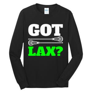 Got Lax Lacrosse Tall Long Sleeve T-Shirt