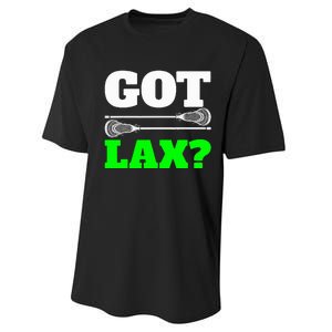 Got Lax Lacrosse Performance Sprint T-Shirt