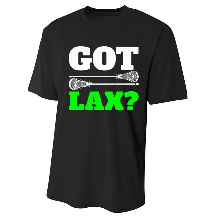 Got Lax Lacrosse Performance Sprint T-Shirt