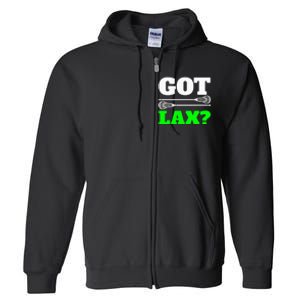 Got Lax Lacrosse Full Zip Hoodie