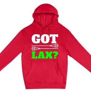 Got Lax Lacrosse Premium Pullover Hoodie