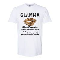 Glamma Leopard Lips Kiss GlamMa Description Mother's Day Softstyle CVC T-Shirt