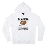 Glamma Leopard Lips Kiss GlamMa Description Mother's Day Hoodie