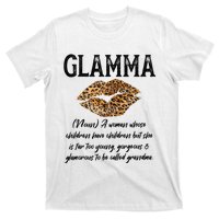 Glamma Leopard Lips Kiss GlamMa Description Mother's Day T-Shirt