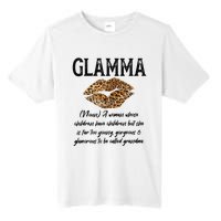 Glamma Leopard Lips Kiss GlamMa Description Mother's Day Tall Fusion ChromaSoft Performance T-Shirt