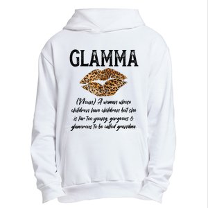 Glamma Leopard Lips Kiss GlamMa Description Mother's Day Urban Pullover Hoodie