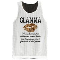 Glamma Leopard Lips Kiss GlamMa Description Mother's Day Mesh Reversible Basketball Jersey Tank