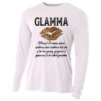 Glamma Leopard Lips Kiss GlamMa Description Mother's Day Cooling Performance Long Sleeve Crew