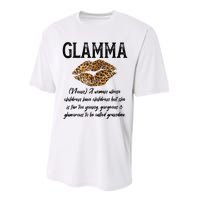 Glamma Leopard Lips Kiss GlamMa Description Mother's Day Performance Sprint T-Shirt