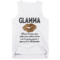 Glamma Leopard Lips Kiss GlamMa Description Mother's Day Tank Top