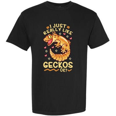 Gecko Lizard Leopard Geckos Terraristic Garment-Dyed Heavyweight T-Shirt